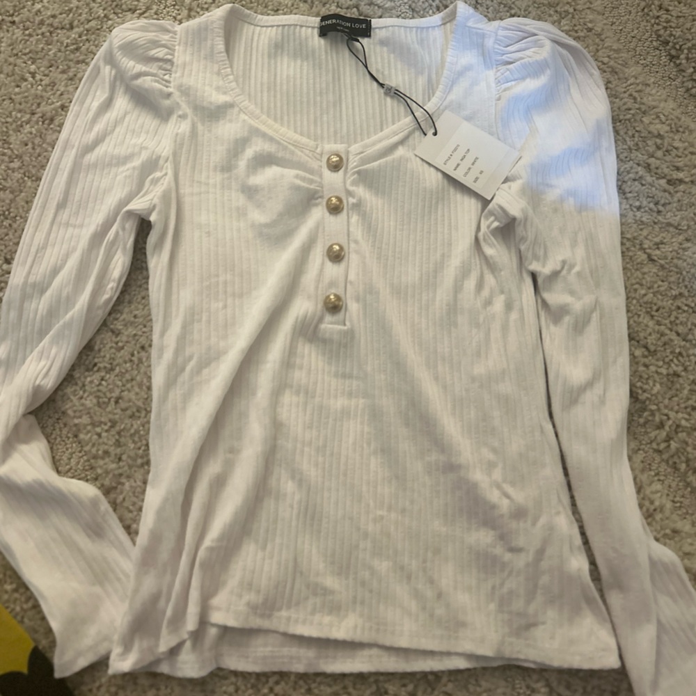 GENERATION LOVE BRAND NEW WHITE BLOUSE